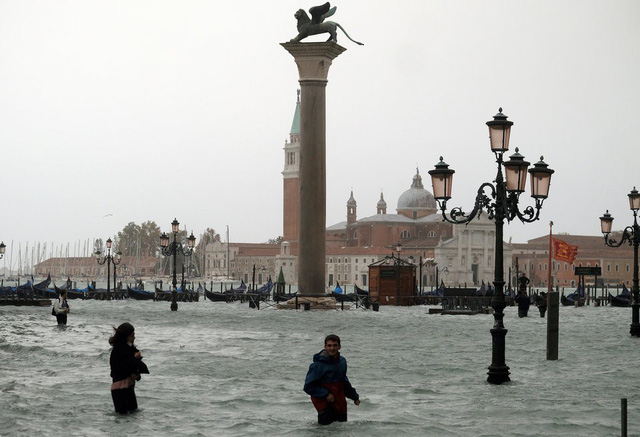 Chùm ảnh: Choáng Venice những ngày phố cũng như sông - Ảnh 7.