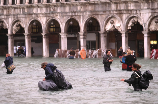 Chùm ảnh: Choáng Venice những ngày phố cũng như sông - Ảnh 9.