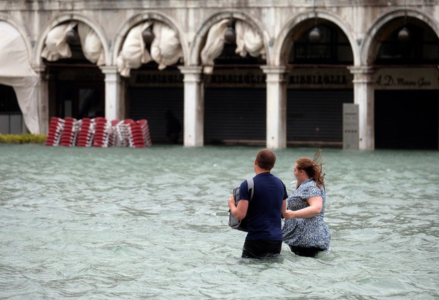 Chùm ảnh: Choáng Venice những ngày phố cũng như sông - Ảnh 12.