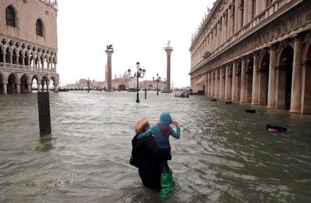 Chùm ảnh: Choáng Venice những ngày phố cũng như sông - Ảnh 5.