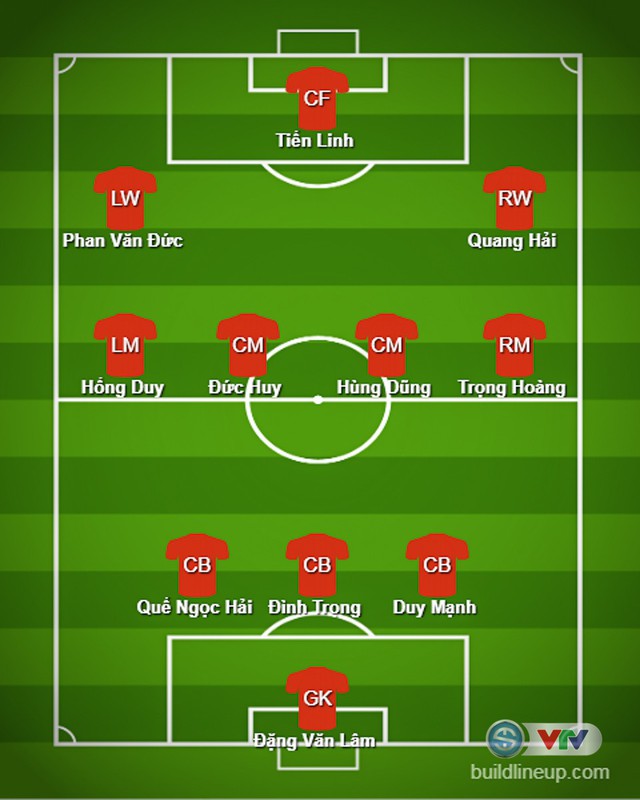 CHÍNH THỨC: Đội hình ra sân của ĐT Việt Nam trong trận gặp ĐT Campuchia - Ảnh 1.