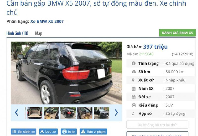Bán BMW X5 cũ đắt gần gấp đôi giá thị trường chủ xe lý giải nguyên nhân  phía sau chiếc xe hàng hiếm