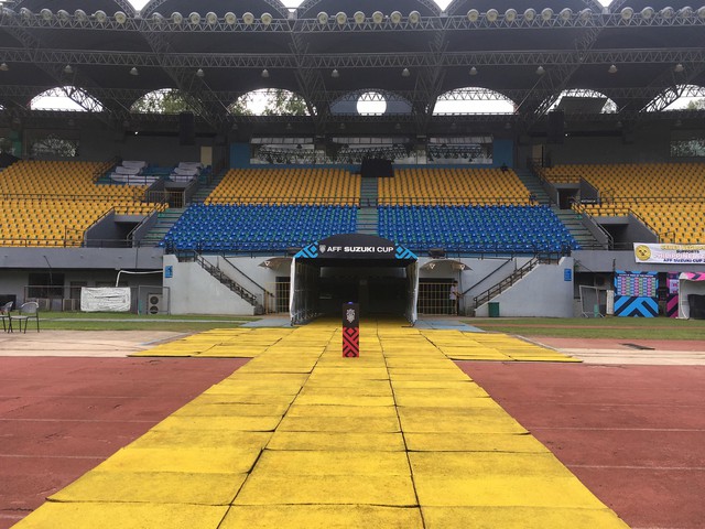 BK lượt đi AFF Cup 2018, ĐT Philippines – ĐT Việt Nam: Sân Panaad hoàn tất công tác chuẩn bị - Ảnh 1.