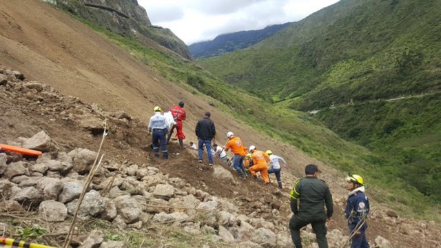 Colombia: Xe bus rơi xuống vực, ít nhất 13 người thiệt mạng - Ảnh 1.