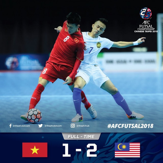 VCK futsal châu Á 2018: ĐT Futsal Việt Nam thất bại ở những giây cuối cùng - Ảnh 1.