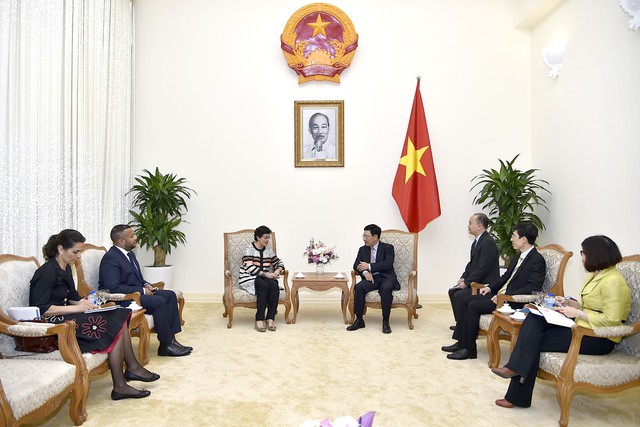 PTTg Phạm Bình Minh tiếp Giám đốc Điều hành Trung tâm Thương mại Quốc tế - Ảnh 1.
