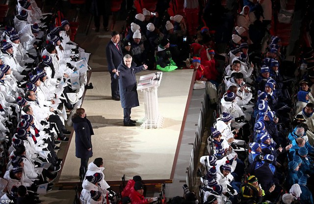ẢNH: Lễ khai mạc đầy màu sắc của Olympic Pyeongchang 2018 - Ảnh 12.