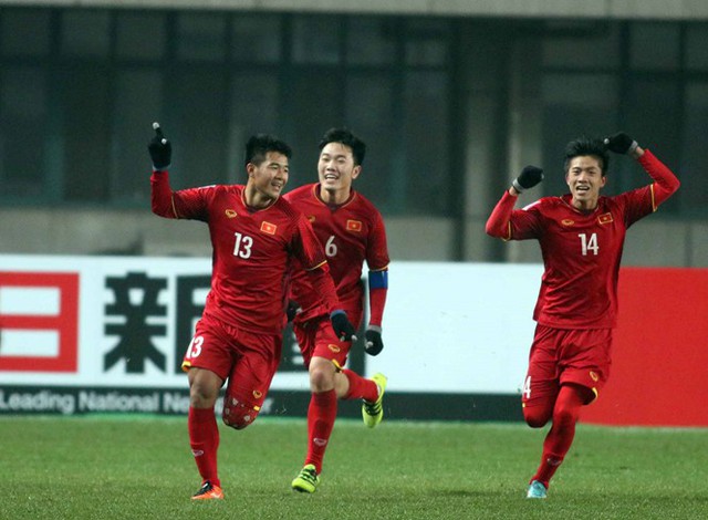Ảnh: Nhìn lại những khoảnh khắc ấn tượng, tự hào trong chiến thắng lịch sử của U23 Việt Nam trước U23 Iraq - Ảnh 12.