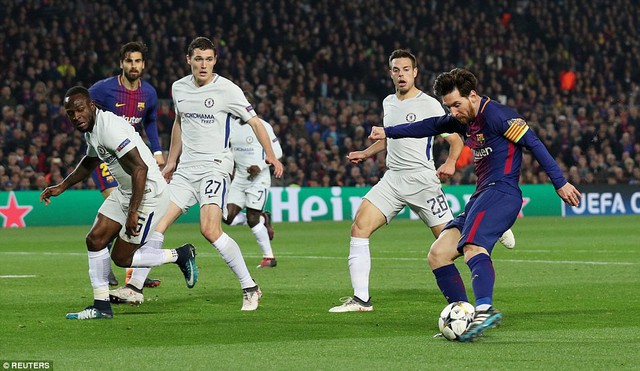 Messi lập cú đúp, Barcelona đánh bại Chelsea tiến vào tứ kết Champions League - Ảnh 3.