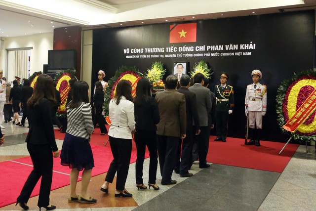 Trang trọng lễ viếng nguyên Thủ tướng Phan Văn Khải tại Hà Nội - Ảnh 24.
