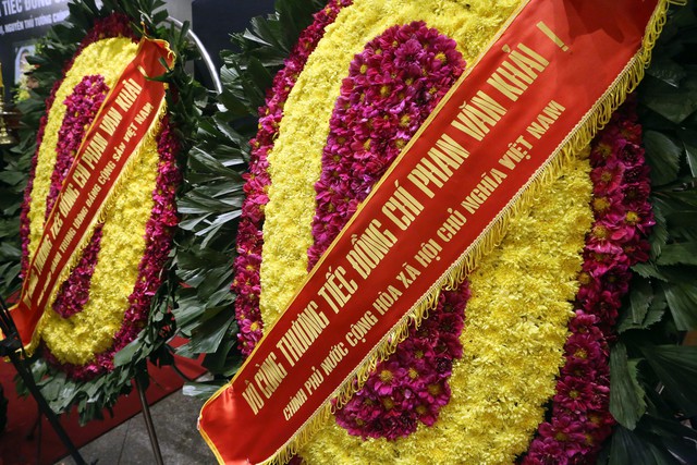 Trang trọng lễ viếng nguyên Thủ tướng Phan Văn Khải tại Hà Nội - Ảnh 5.