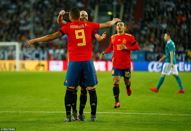 VIDEO, ĐT Đức 1-1 ĐT Tây Ban Nha: Bất phân thắng bại - Ảnh 1.