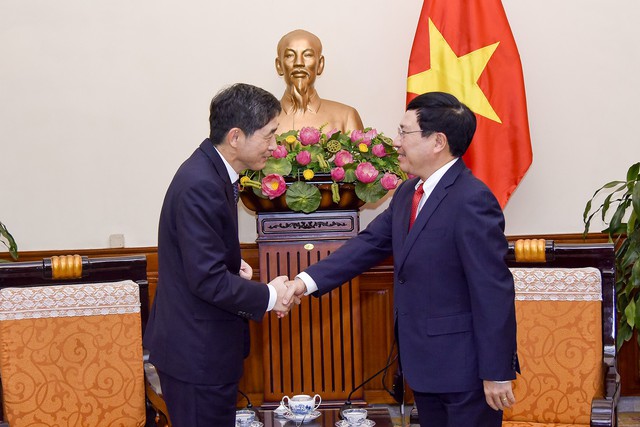 Phó Thủ tướng Phạm Bình Minh tiếp Đại sứ Hàn Quốc - Ảnh 2.