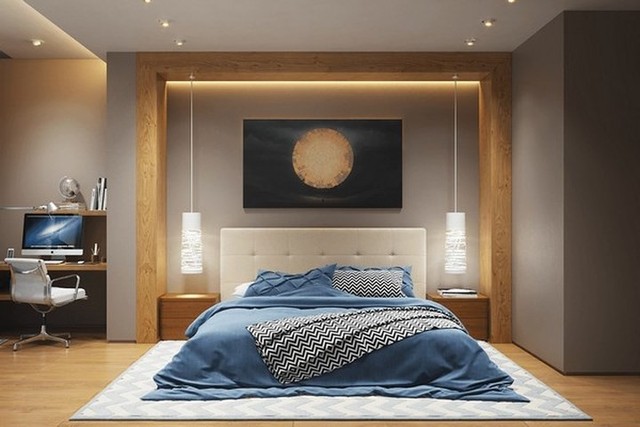 Ý tưởng trang trí phòng ngủ bằng đèn tuyệt đẹp - Ảnh 11.