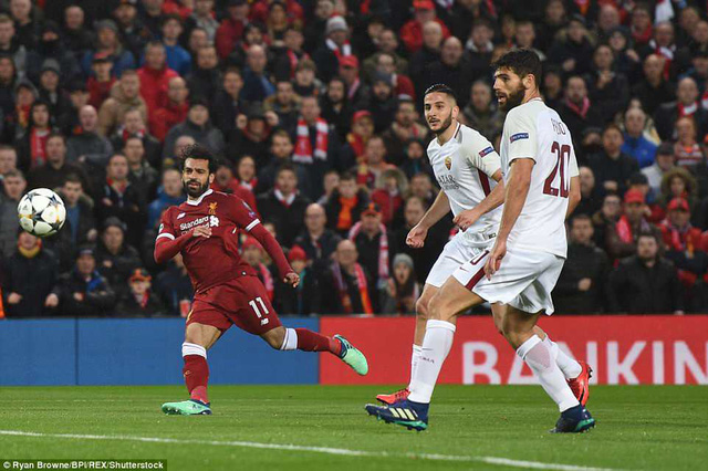 Đại thắng AS Roma, Liverpool giành lợi thế lớn trước trận lượt về - Ảnh 1.