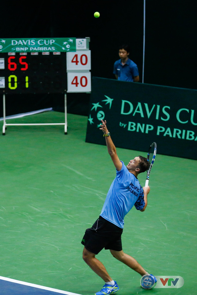 ẢNH: Lý Hoàng Nam ra quân thắng lợi tại Davis Cup - Ảnh 4.