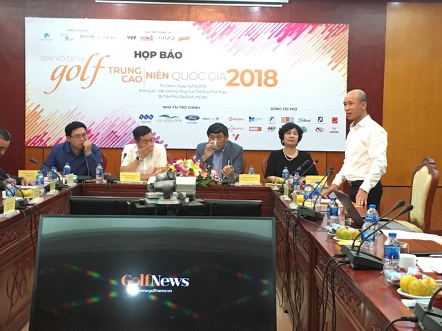 Ra mắt Giải Vô địch Golf Trung - Cao niên Quốc gia 2018 - Ảnh 1.