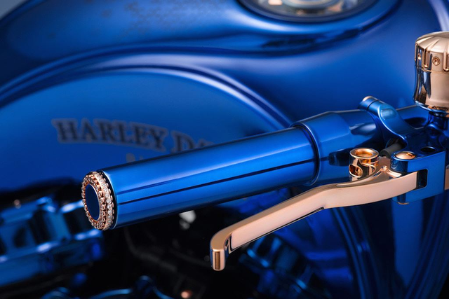 Ngắm chiếc Harley Davidson mạ vàng và kim cương đắt giá nhất thế giới - Ảnh 5.