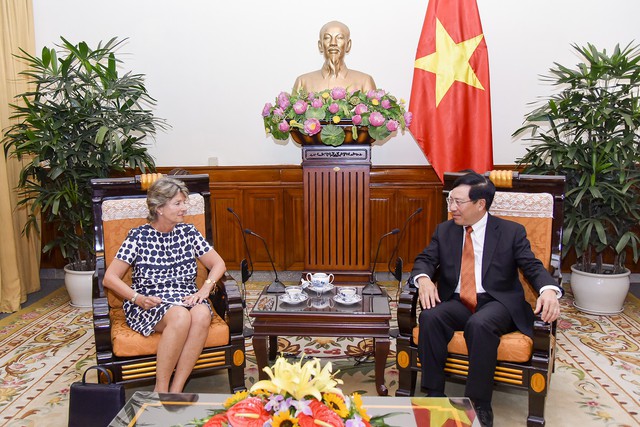 Phó Thủ tướng Phạm Bình Minh tiếp Đại sứ Tây Ban Nha - Ảnh 1.