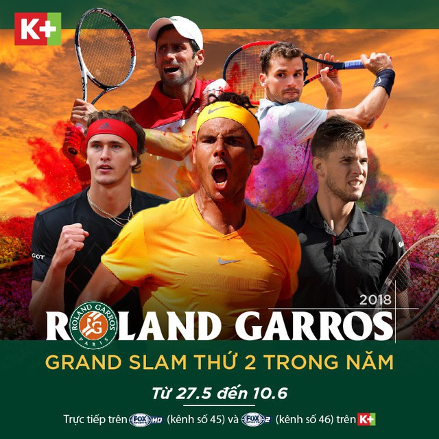 K+ độc quyền phát sóng chung kết Champions League và giải quần vợt Roland Garros - Ảnh 3.