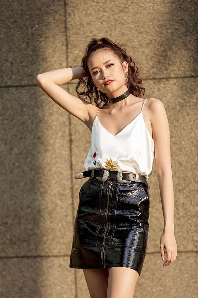 Ngọc Châu Next Top Model cá tính trong bộ ảnh street style - Ảnh 4.
