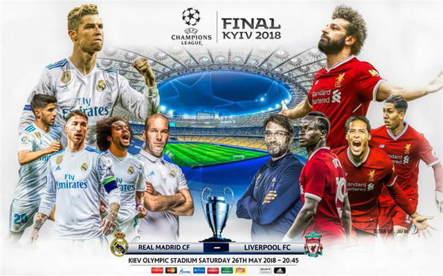 Chung kết Champions League, Real Madrid - Liverpool: Đại tiệc của bóng đá tấn công - Ảnh 1.