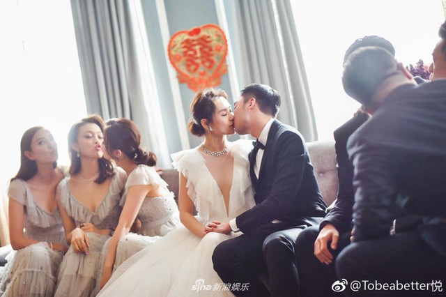 Những hình ảnh đầu tiên từ đám cưới lãng mạn của Chung Hân Đồng - Ảnh 1.