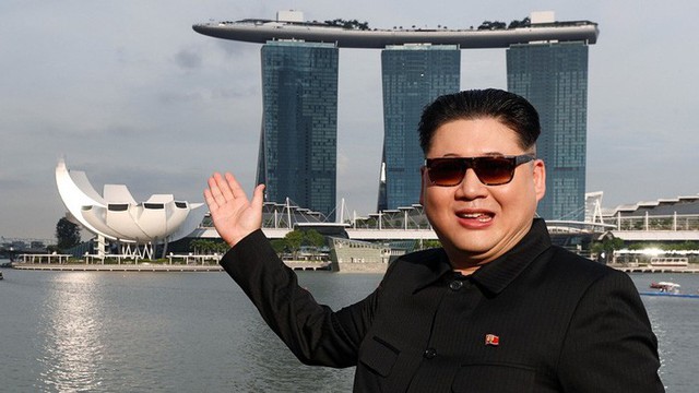 Xuất hiện người giống hệt Nhà lãnh đạo Triều Tiên ở Singapore - Ảnh 1.