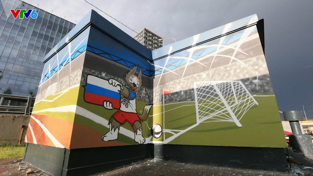 Nga khuấy động World Cup bằng tranh graffiti - Ảnh 3.