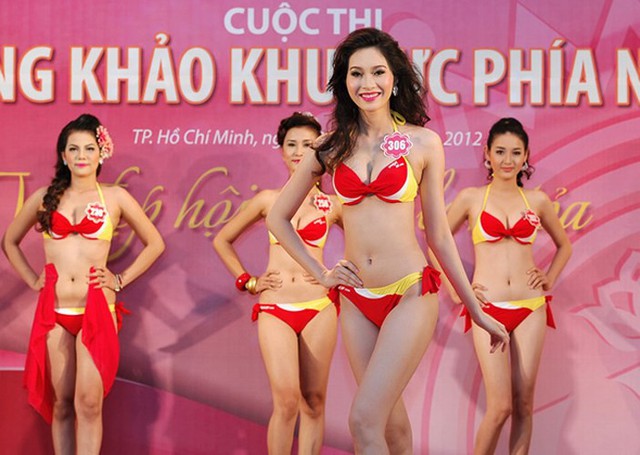 Hình ảnh Hoa hậu Việt Nam trong trang phục áo tắm qua các thời kỳ - Ảnh 6.