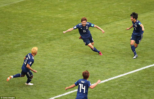 Thắng ĐT Colombia tại FIFA World Cup™ 2018, ĐT Nhật Bản làm nên kỳ tích châu Á - Ảnh 1.