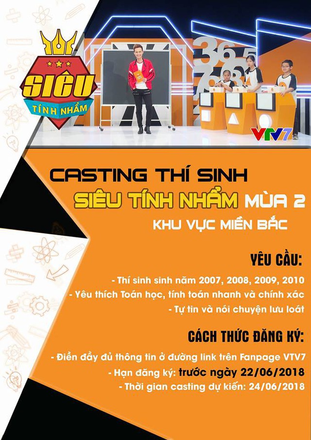 Siêu tính nhẩm mùa 2 tuyển thí sinh khu vực miền Bắc - Ảnh 1.