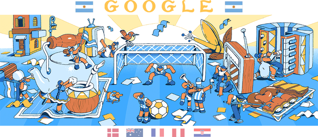 Doodle của Google trong ngày thi đấu thứ 8 của World Cup 2018 có gì? - Ảnh 1.