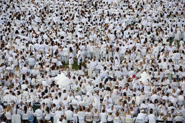 Hàng chục nghìn người tham gia dạ tiệc trắng ở Paris - Ảnh 6.