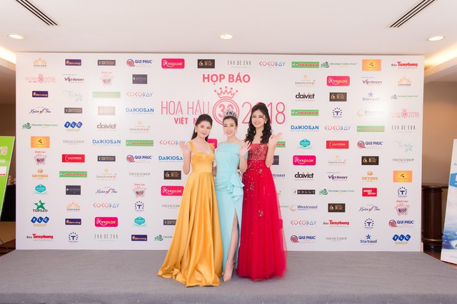 Dàn Hoa hậu, Á hậu hội ngộ khoe sắc ở buổi họp báo Hoa hậu Việt Nam 2018 - Ảnh 6.