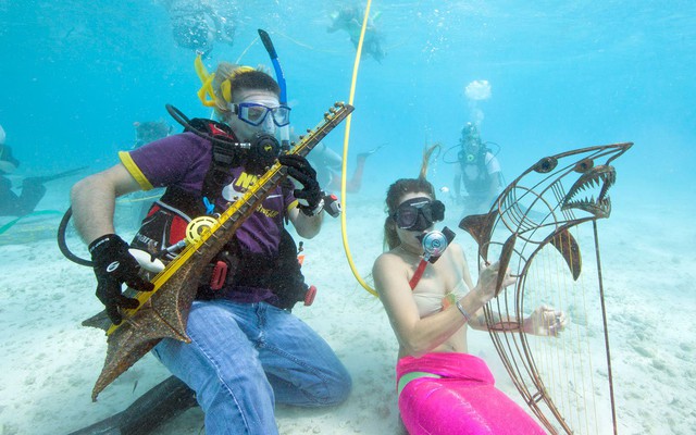 Lễ hội âm nhạc dưới nước nâng cao nhận thức bảo vệ rạn san hô - Ảnh 3.