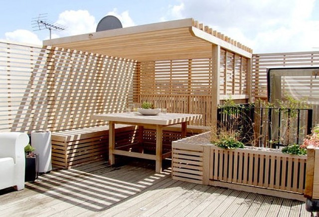 Ý tưởng thiết kế vườn trên sân thượng tuyệt đẹp - Ảnh 8.