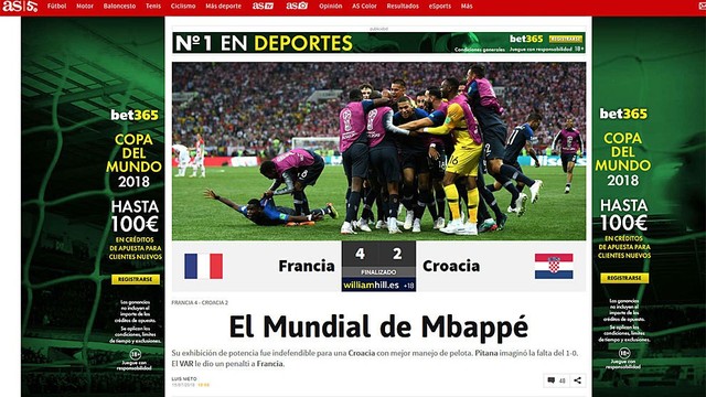 Báo chí thế giới ngả mũ với ĐT Pháp và Mbappe sau chức vô địch FIFA World Cup™ 2018 - Ảnh 9.