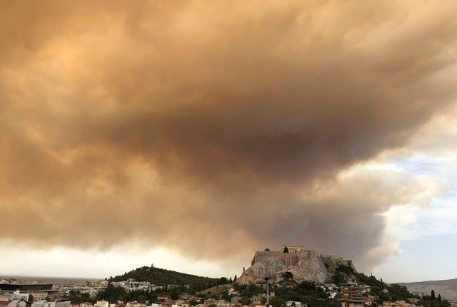 Cháy rừng ở Hy Lạp, ít nhất 124 người thương vong - Ảnh 2.
