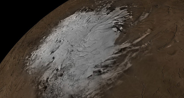Phát hiện hồ nước trên Sao Hỏa - Ảnh 1.