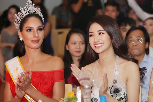 Hoa hậu bản sắc Việt Thu Ngân đẹp hút hồn tại Lễ ra mắt dự án Ngôi sao danh vọng - Ảnh 3.