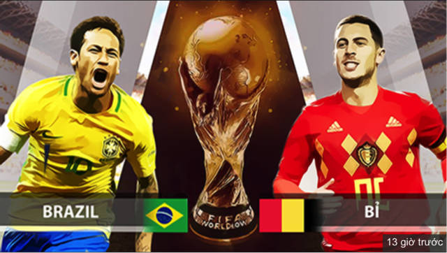 Lịch thi đấu và tường thuật trực tiếp tứ kết FIFA World Cup™ 2018 ngày 6/7 và sáng 7/7: Uruguay – Pháp, Brazil – Bỉ - Ảnh 2.