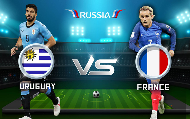 Tứ kết FIFA World Cup™ 2018, Uruguay – Pháp: Cuộc chiến không khoan nhượng! (21h00 ngày 6/7 trên VTV6) - Ảnh 1.