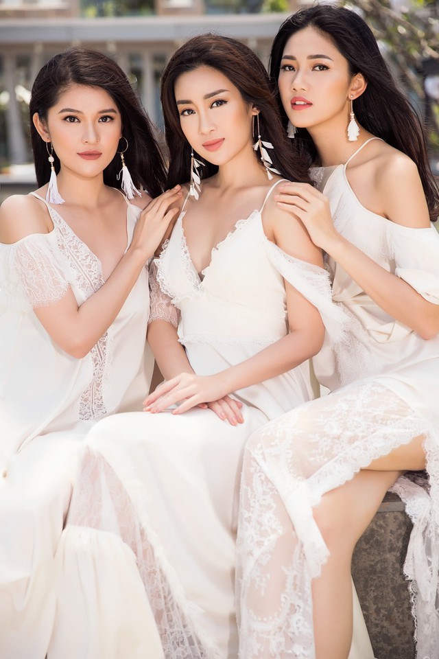 Top 3 Hoa hậu Việt Nam 2016 đẹp thướt tha giữa biển trời Đà Nẵng - Ảnh 5.