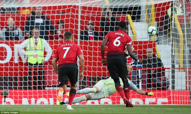 Sanchez và Pogba tranh nhau đá phạt đền trong chiến thắng của Man Utd - Ảnh 3.