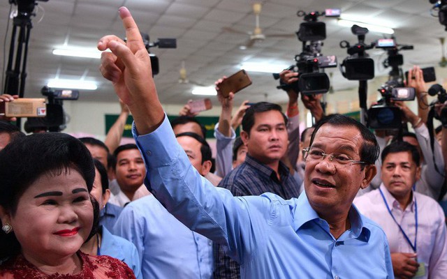 Đảng Nhân dân Campuchia giành chiến thắng tuyệt đối trong cuộc bầu cử Quốc hội - Ảnh 1.