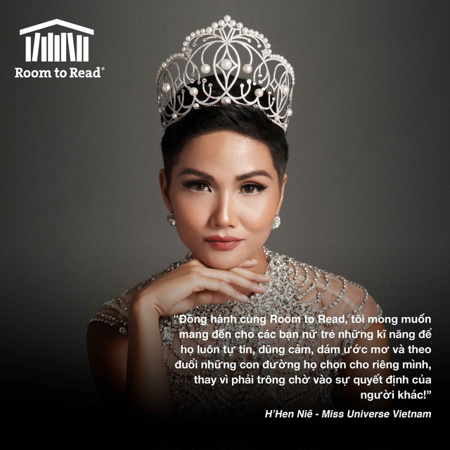 Hoa hậu HHen Niê trở thành Đại sứ toàn cầu của tổ chức giáo dục Room To Read - Ảnh 3.