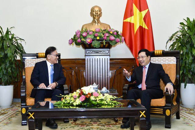 Phó Thủ tướng Phạm Bình Minh tiếp Tổng lãnh sự danh dự Việt Nam tại khu vực Busan - Gyeongnam - Ảnh 1.
