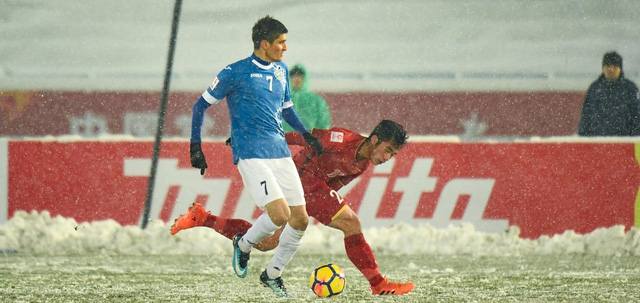 Trước trận U23 Việt Nam - U23 Uzbekistan, nhớ về chung kết U23 châu Á 2018 dưới trời tuyết Thường Châu - Ảnh 10.