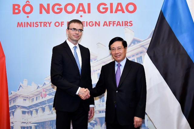 Phó Thủ tướng Phạm Bình Minh hội đàm với Bộ trưởng Bộ Ngoại giao Estonia - Ảnh 4.